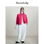 Marisfrolg玛丝菲尔冬新款 90白鹅绒 羽绒服轻薄菱格绗缝外套