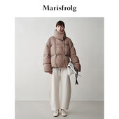 轻羽系列 Marisfrolg玛丝菲尔冬白鹅绒保暖羽绒服外套
