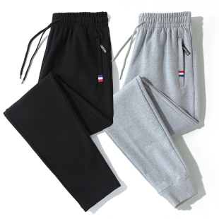休闲裤 直筒宽松束脚长裤 子男新款 男士 潮流百搭九分运动卫裤 春秋季