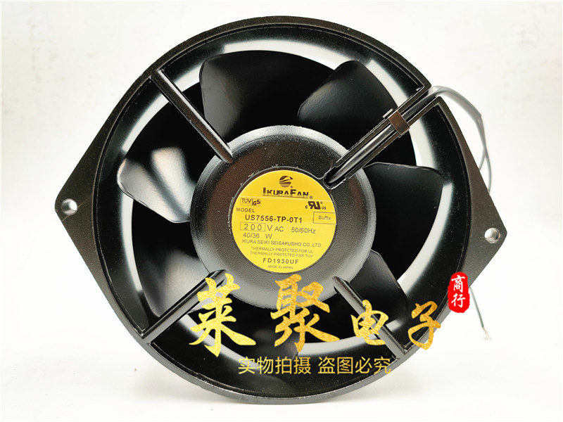 正品IKURA UTHA1B-US7556X-TP 200V 40/36W散热风扇US7556-TP-0T1