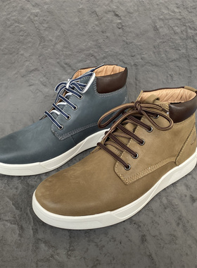 骆TUO动感正品秋冬新款男高帮鞋真皮头层牛皮保暖棉靴板鞋青年潮