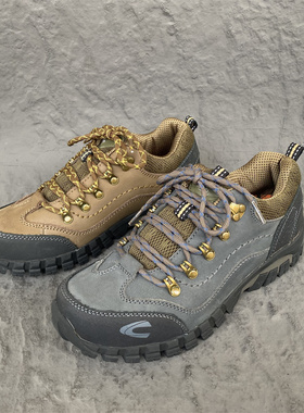 骆TUO动感正品户外登山鞋男真皮耐磨防水防滑徒步鞋运动系带鞋子