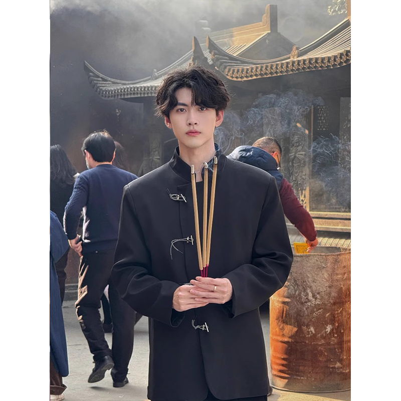 网图现货新中式风西装618-1-XZ01-P90控118，男装西服套装，星座618-1