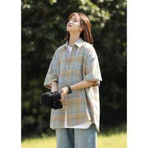 直播夏季短袖高品质衬衫223-CS67-P40控58图片