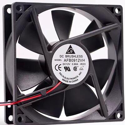 全新台达AFB0912VH 12V 0.60A 9225 9.2cm厘米 机箱电源 散热风扇