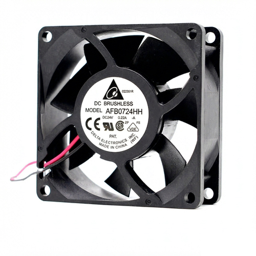 全新台达AFB0724HH-A 24V 0.22A 2线 7cm滚珠轴承 变频器散热风扇