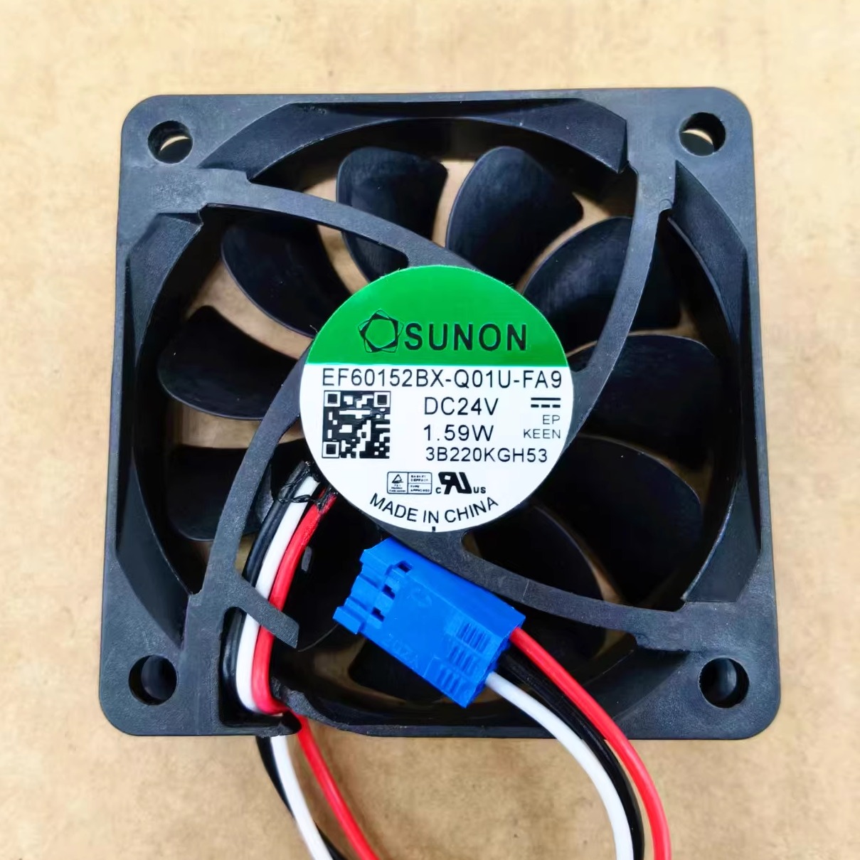全新SUNON建准 EF60152BX-Q01U-FA9 6015 24V 1.59A 6cm 散热风扇