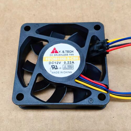 全新 Y. S.TECH FD126015HB-N-CBH DC 12V 0.22A 6015 4线PWN风扇