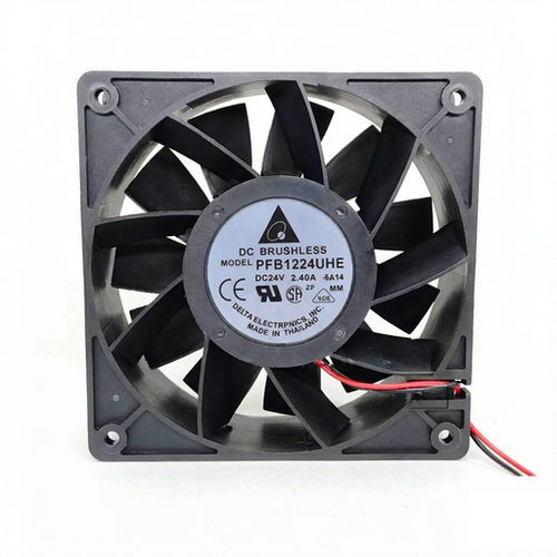 全新台达PFB1224UHE 24V 2.40A 12CM 12038 变频器焊机大风量风扇