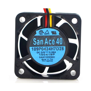 SanAce40 109P0424H7D28/D08/D20/D27/D30 24V 4CM机床变频器风扇