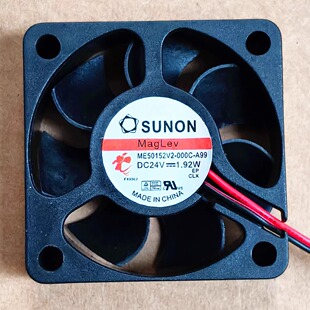 全新SUNON ME50152V2-000C-A99 24V1.92W 5015 5CM变频器散热风扇