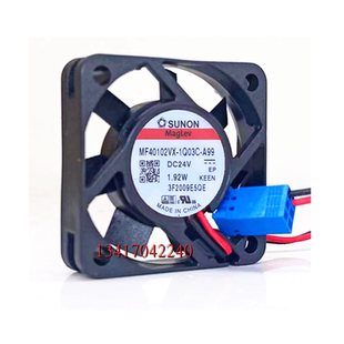 1Q03C 4010 A99 1.92W 4CM大风量散热风扇 24V 全新建准MF40102VX