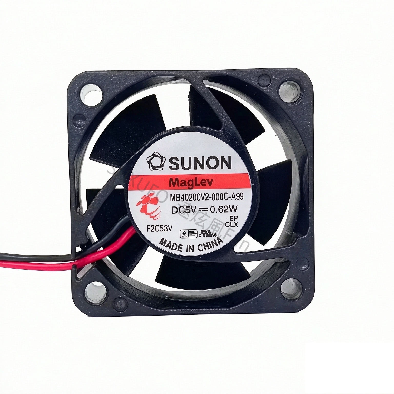 全新SUNON建准 4020 DC5V 0.62W USB静音风扇 MB40200V2-000C-A99