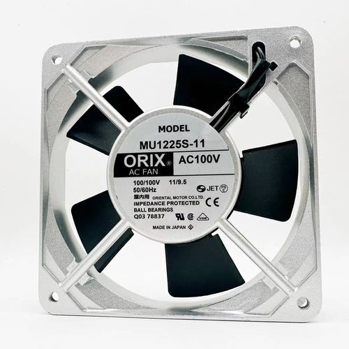 全新ORIX MU1225S-11 12厘米CM 12025 100V 11W 滚珠轴承散热风扇