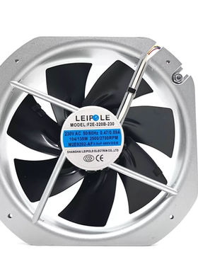 全新LEIPOLE雷普F2E-320B-230 AC230V 28080机柜散热轴流风机风扇