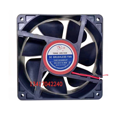 全新TDR12038BHLP 24V 0.48A 12厘米cm变频器电焊机散热风扇12038