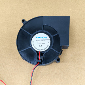 全新Zhen Hao ZHB9733 DC24V 0.50A 9733 滚珠轴承鼓风机散热风扇