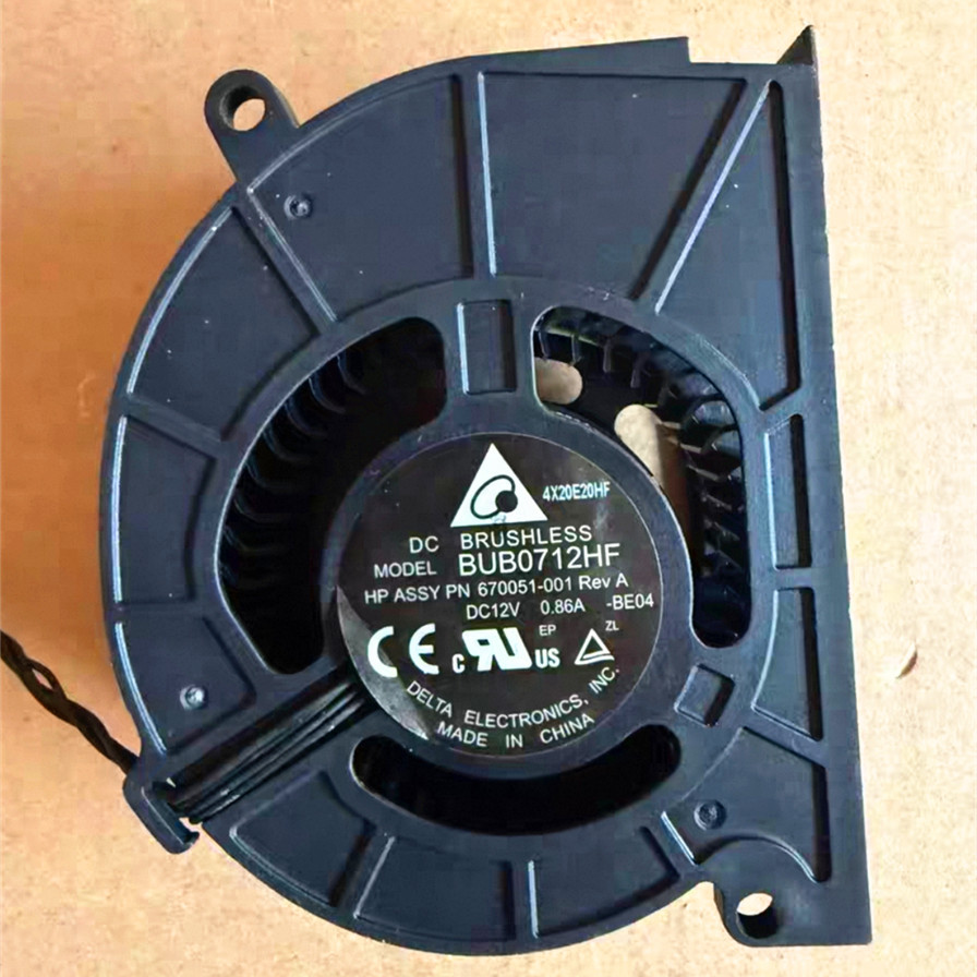 原装台达 BUB0712HF-BE04 惠普Z820服务器涡轮风扇670051-001 12V