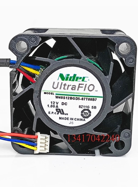 全新NIDEC 4CM/厘米 12V APW9 4028 电源风扇 W40S12BGD5-07T08B7