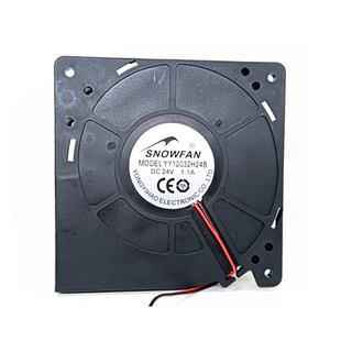 1.1A涡轮机鼓风机散热风扇 12cm厘米24V 全新SNOWFAN YY12032H24B