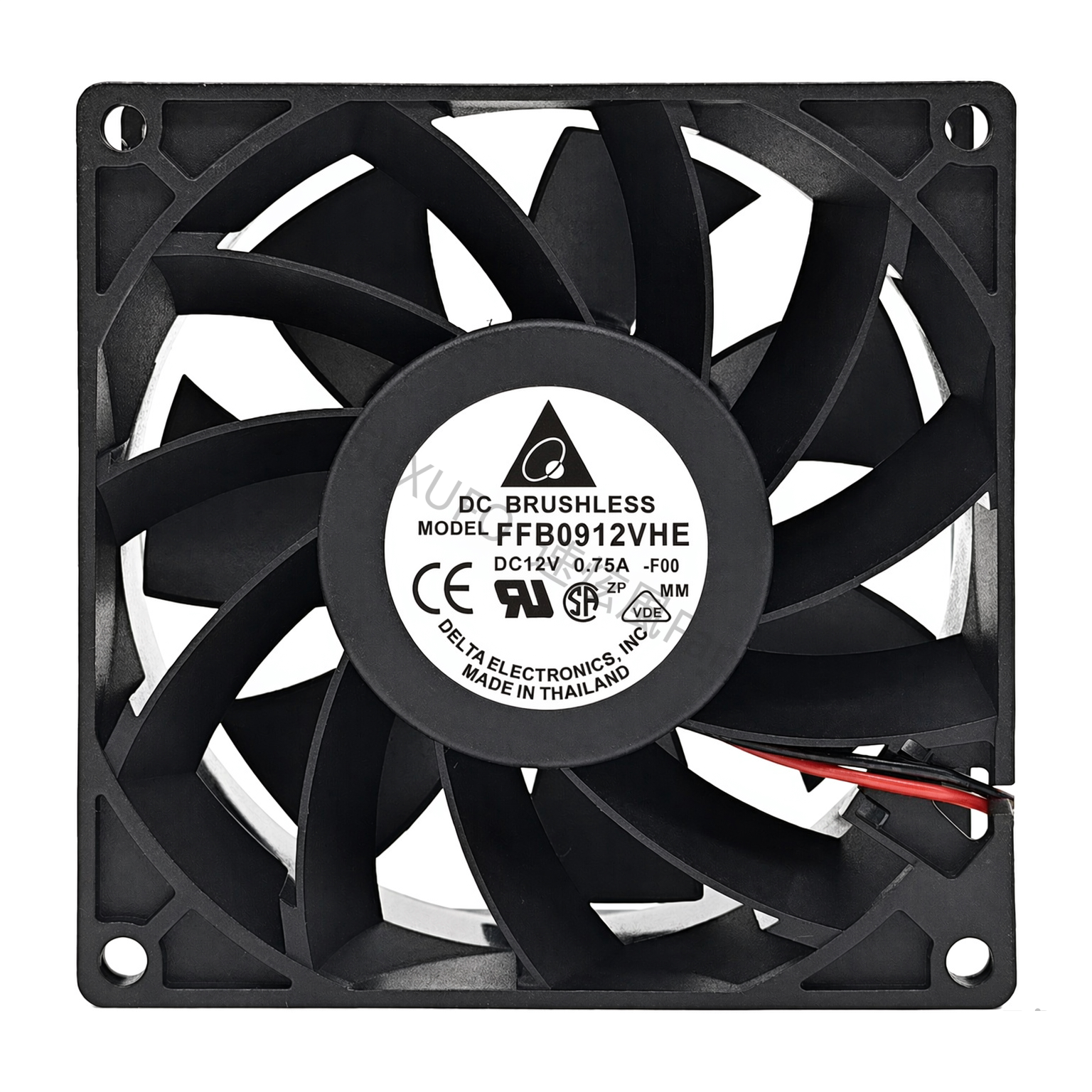 全新台达FFB0912VHE 9238 12V 0.75A 9.2cm厘米 工业机箱散热风扇