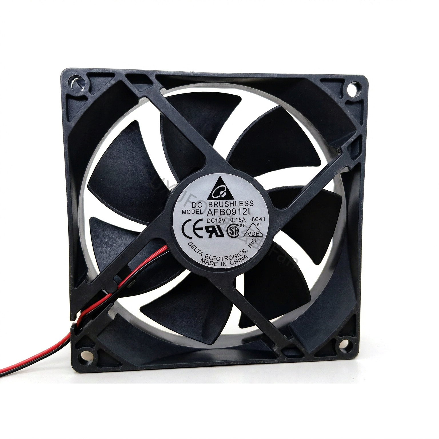 全新台达AFB0912L 12V 0.15A 9225 9.2厘米 静音机箱电源散热风扇