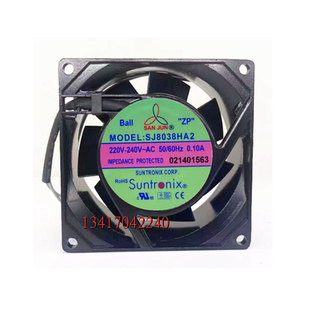 HA1 220V 全新三巨交流风机8038 轴流散热风扇 110V SJ8038HA2