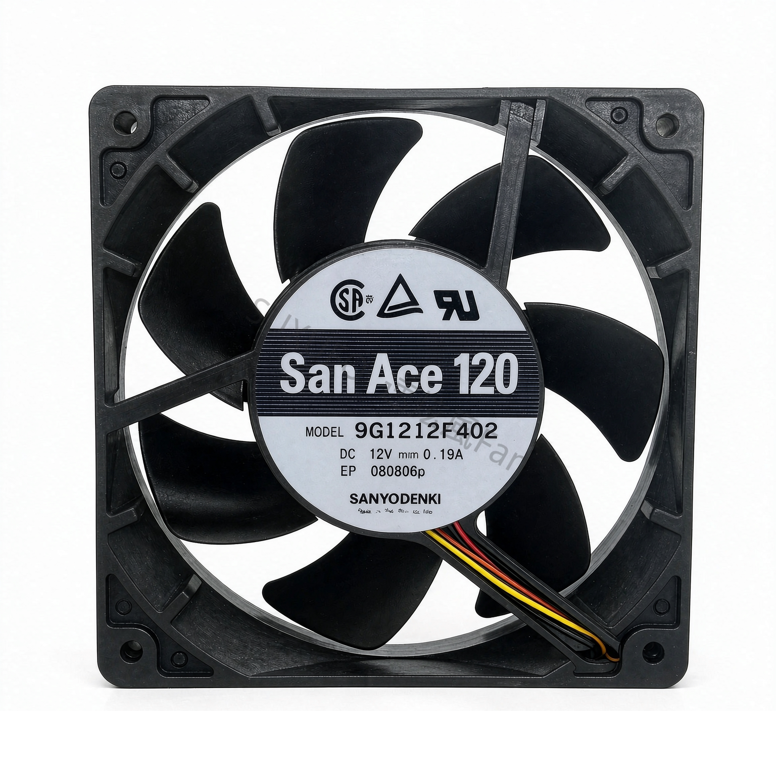 Sanyo三洋9G1212F402 12025 12V 0.19A 12cm厘米机箱电源散热风扇