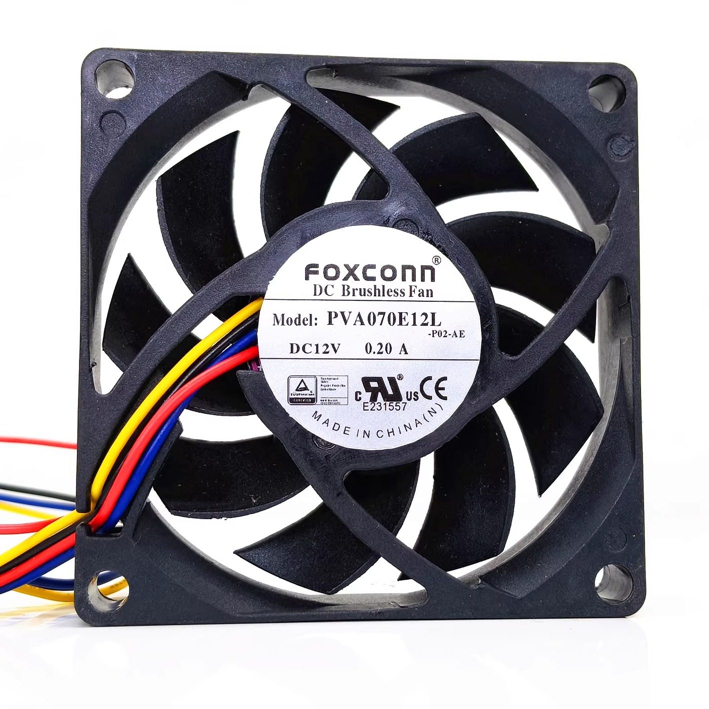 全新 富士康 PVA070E12L 7015 7CM 12V 0.20A CPU散热器 静音风扇
