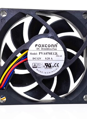 全新 富士康 PVA070E12L 7015 7CM 12V 0.20A CPU散热器 静音风扇