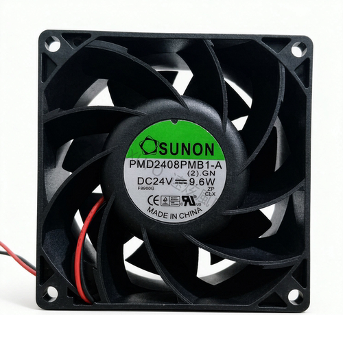 全新SUNON 8038 8CM变频器直流工业风扇9.6W DC24V PMD2408PMB1-A