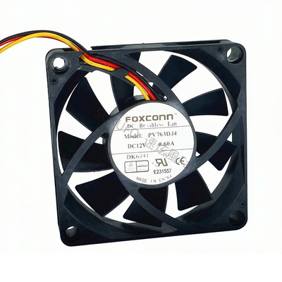 富士康 PV763DJ4 12V 0.60A DK6341 机箱CPU散热风扇7厘米cm 7015