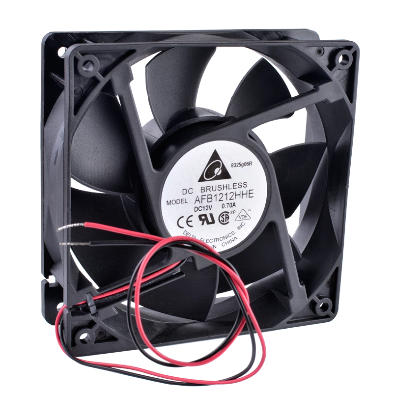 全新 台达 AFB1212HHE DC12V 0.70A 12038 12cm厘米 机箱散热风扇