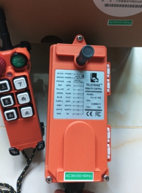 F21-E1禹鼎telecrane行车天车龙门吊升降机CD葫芦工业无线遥控器