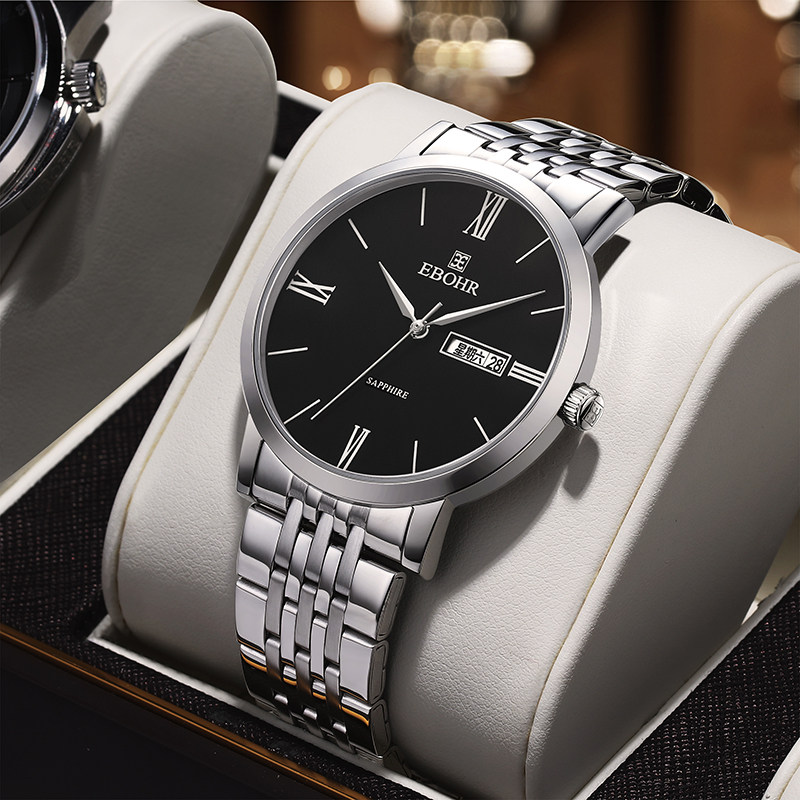 依波手表男高级感轻奢小众名牌石英手表男女士情侣手表1045