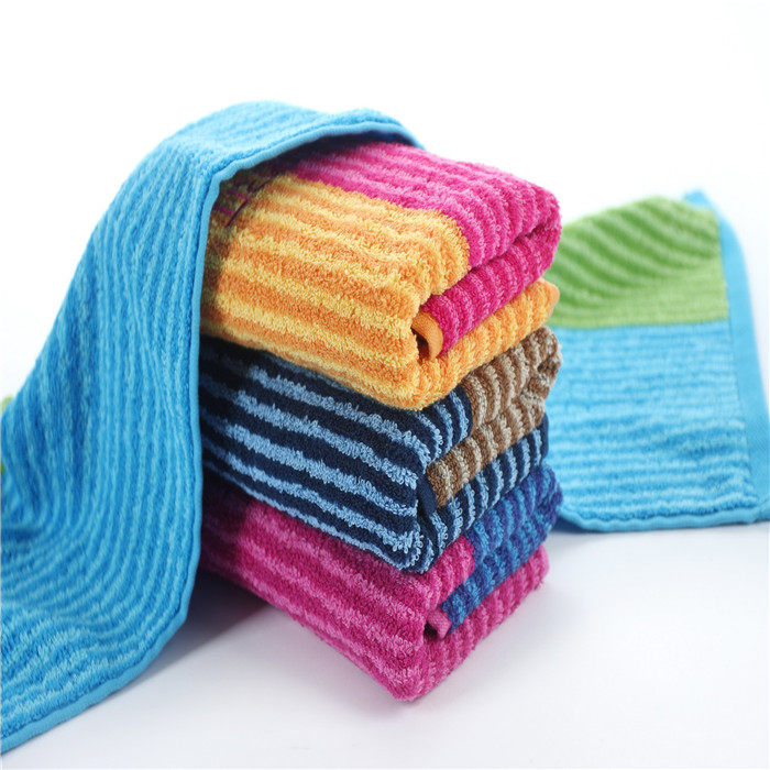 esprit毛巾纯棉彩条面巾全棉毛圈毛巾成人家用洗脸毛巾情侣款吸水