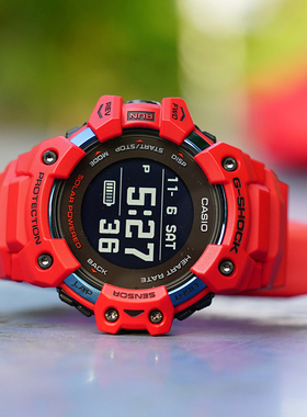 卡西欧智能手表男G-SHOCK猫人GPS心率跑步运动蓝牙腕表GBD-H1000