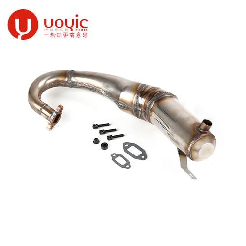 若凡HPI赛亚 Baja 5B 不锈钢 侧排气管 内置消音器KM 85534