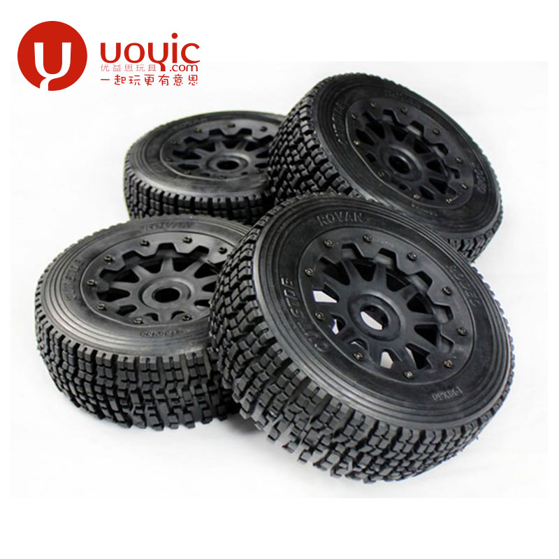 优益思HPI赛亚KM若凡baja 5SC原装胎总成 一车份4只 85126 2前2后