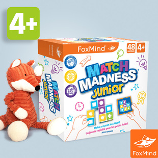 foxmind匹配大师儿童版亲子儿童益智玩具互动聚会暖场桌游4岁+