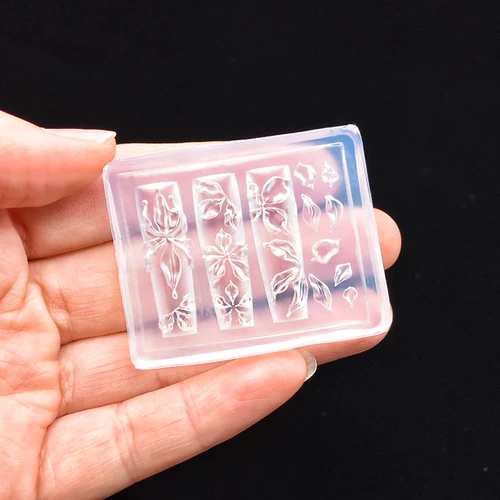 Форма для маникюра, наклейки для ногтей, набор маникюрных инструментов, трехмерное украшение для ногтей с бантиком, в цветочек