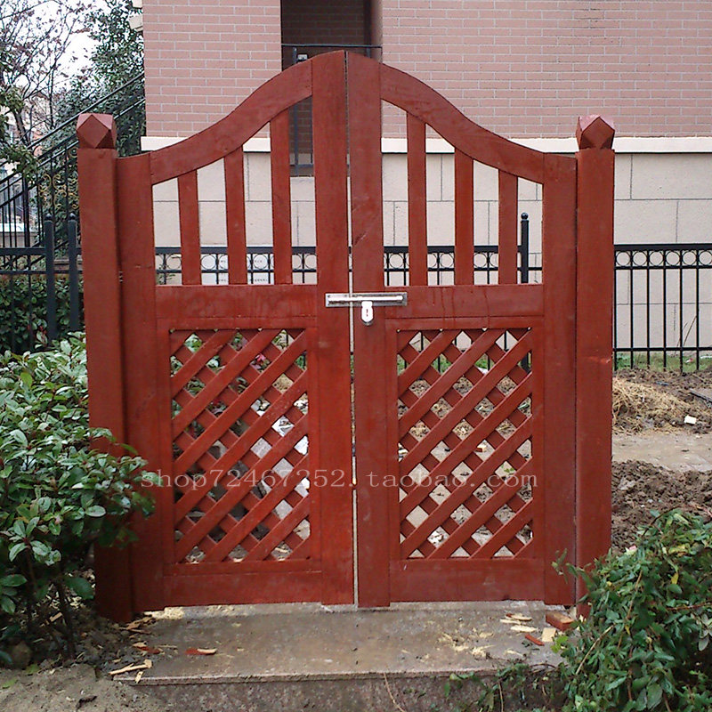 定制别墅庭院门防腐木花园围栏白色栅栏门实木拱形门室外户外门楼在类目 全屋定制, 门, 庭院门中 - 来自Buy2taobao.com提供专业的淘宝代购服务