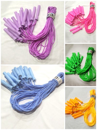 轴承跳绳中小学生幼儿园中考运动健身可调节防冻耐磨彩色塑料批发