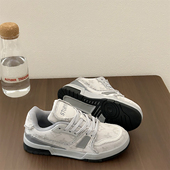 男鞋 ins潮流百搭情侣运动休闲鞋 2025秋季 港风小众休闲板鞋 新款