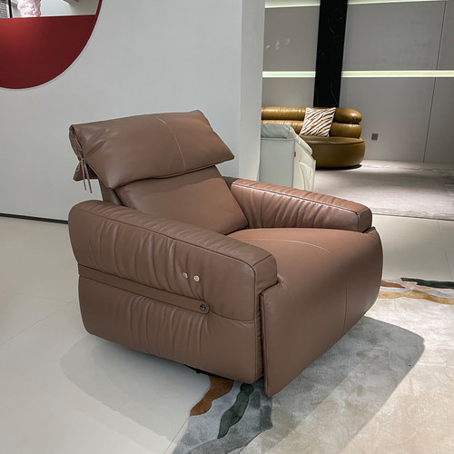 新款意式极简电动功能躺椅沙发椅