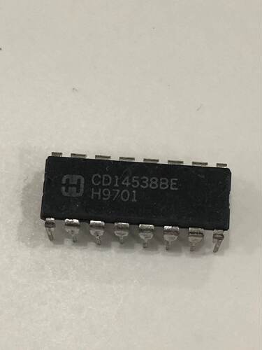 CD14538BE CD14538 DIP16 直插 现货 专业电子料配单