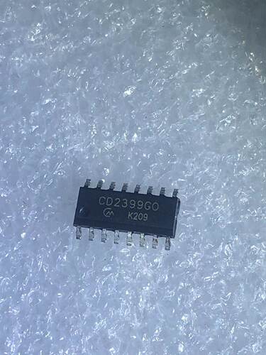 原装 CD2399GO CD2399 贴片SOP-16 全新音频数字混响处理电路芯片