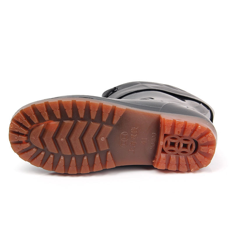 Chaussures - bottes caoutchouc homme pour hiver - semelle tendon - Ref 959758 Image 3