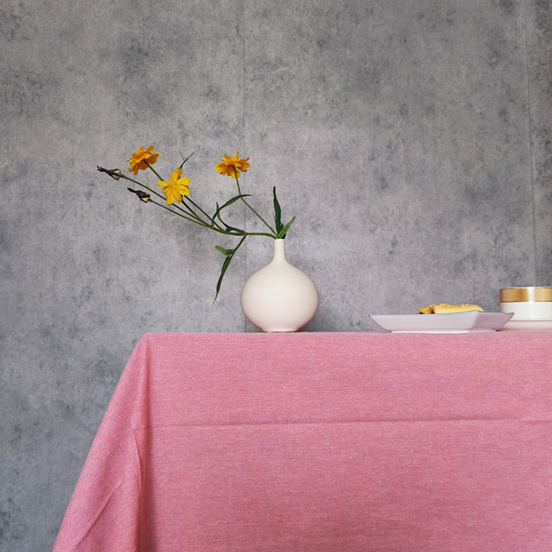纯色简约现代长方形桌布可爱少女系夏季薄款台布时尚摄影背景盖布