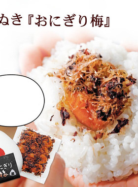 日本直邮 去核饭团梅 纪州南高梅紫苏鲣鱼干梅饭团用梅干 180g